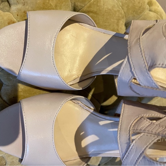 Nine West Leather Stiletto Sandals - Picture 4 of 6